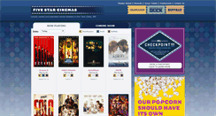 Desktop Screenshot of five-star-cinemas.com