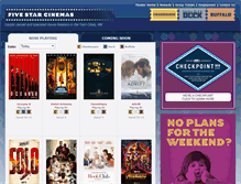 Tablet Screenshot of five-star-cinemas.com
